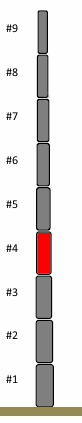 Ersatzsegment #4, 55mm (10m P Mast)