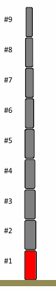 Ersatzsegment #1, 80mm (14,5m HD Mast)