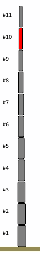 Ersatzsegment #10, 35mm (18m Mast)