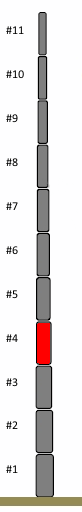 Ersatzsegment #4, 65mm (18m Mast)