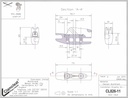 AEROCLEATS Seilspanner - Alu harteloxiert &amp; Nylon (für 4-6mm Seile)