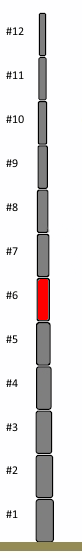 Ersatzsegment #6 (12m Mast)