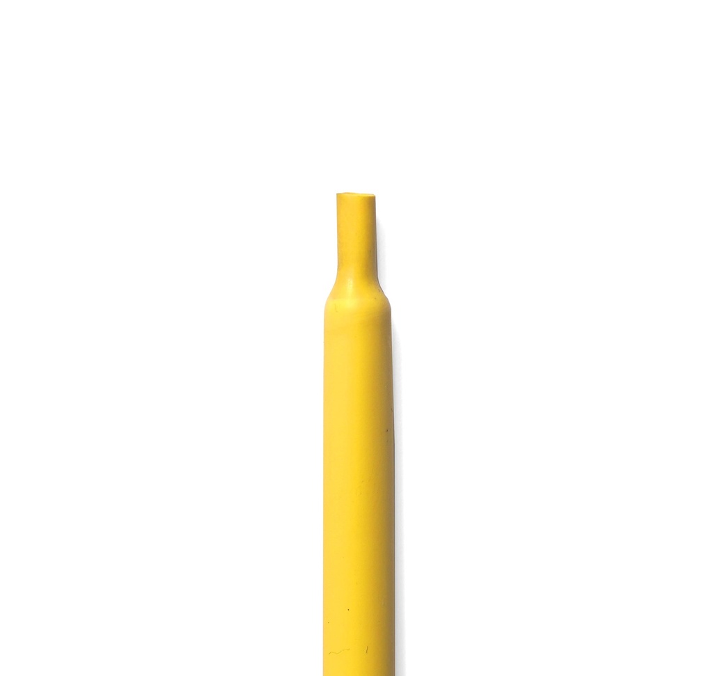 Schrumpfschlauch 4,8mm 2:1 gelb  1,2m Stange