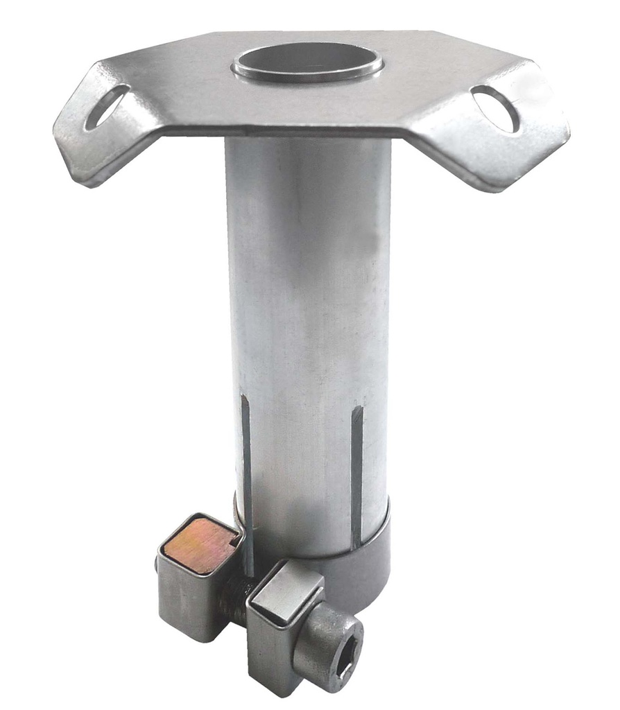 Variable guying plate with bushing incl.clamp