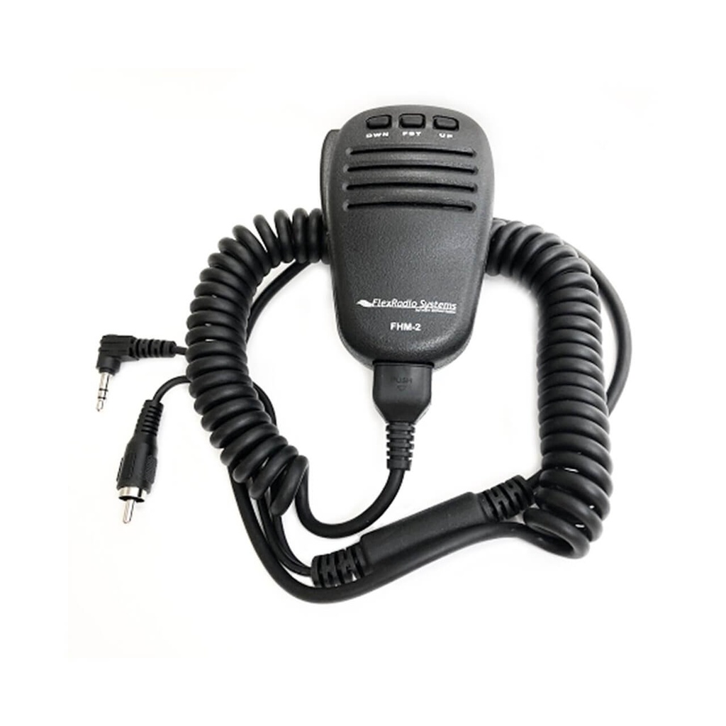 SINGLE!  FlexRadio Voice radio microphone FHM-2 (TRS/RCA)