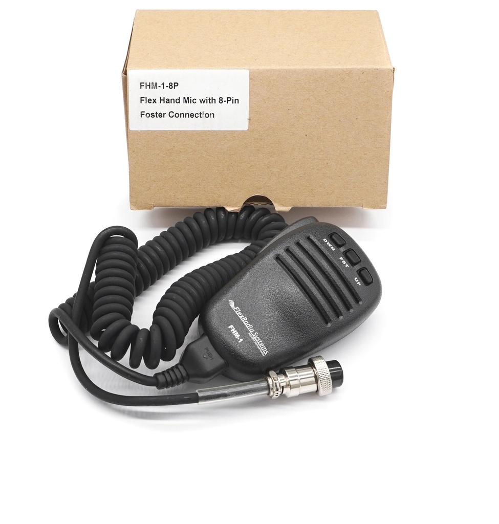 SINGLE!  FlexRadio Voice radio microphone FHM-1-8P (8-Pin)