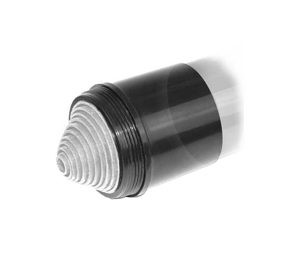 Plastic-foot with thread opening, without screw-cap (7m FG pole)