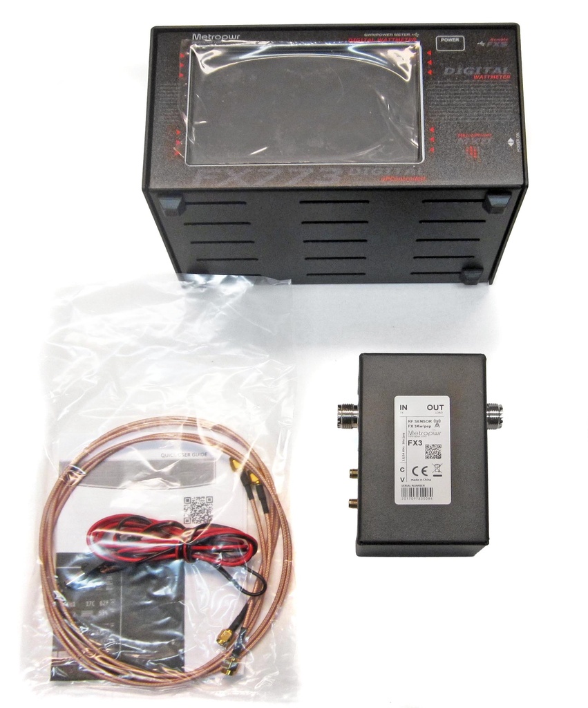 MetroPWR FX-773 VECTOR POWER/SWR METER incl. FX-3 (single item!)