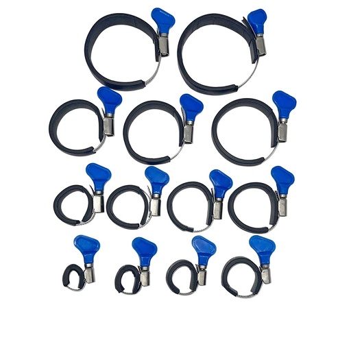 [PMF14-KV] Pre-assembled knob handle clamp set for 14m HD fiberglass pole