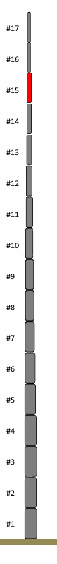 Ersatzsegment #15 (10m Mast)