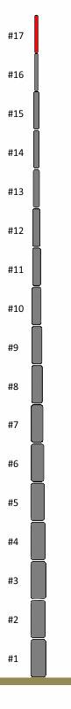 Ersatzsegment #17 (10m Mast)