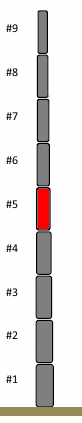 Ersatzsegment #5, 50mm (10m P Mast)