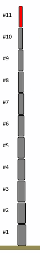 Ersatzsegment #11, 30mm (18m Mast)