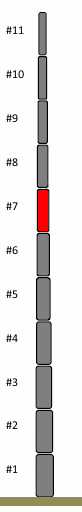 Ersatzsegment #7, 50mm (18m Mast)