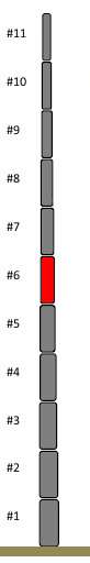 Ersatzsegment #6, 55mm (18m Mast)