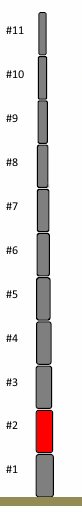 Ersatzsegment #2, 75mm (18m Mast)