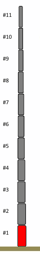 Ersatzsegment #1, 80mm (18m Mast)