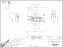 AEROCLEATS Seilspanner - Alu harteloxiert & Nylon (für 4-6mm Seile)