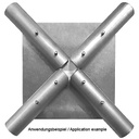 1 Aluminium Rohr für Mittelkreuz (für Portabel YAGI)