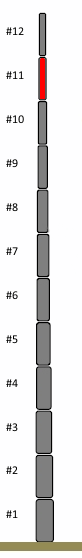 Ersatzsegment #11 (12m Mast)