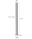 Schraube, V2A, M6x110 technisch