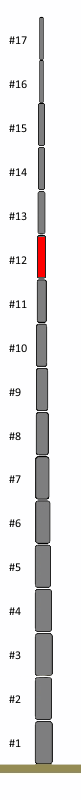 Ersatzsegment #12 (10m Mast)