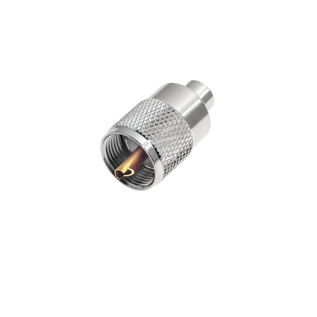 Plug PL-259/6 UHF (for coax up to 5mm)