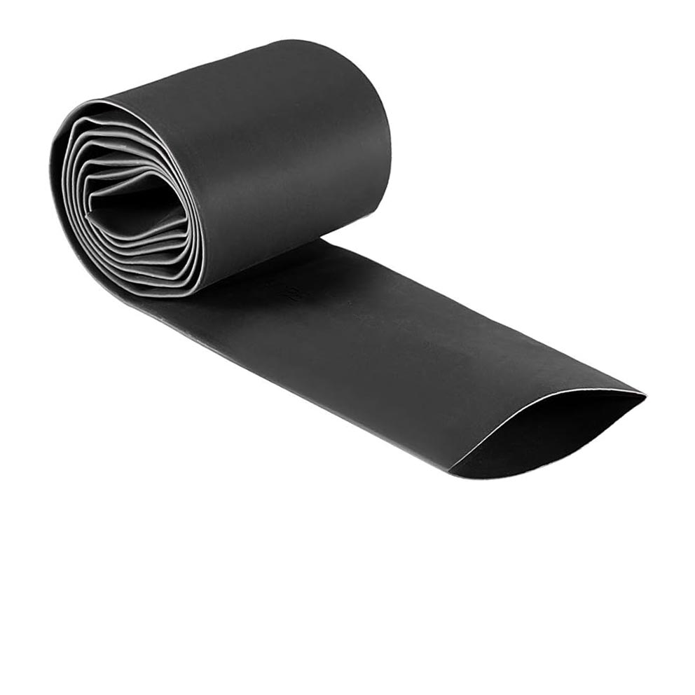 Wide heat shrink tubing 40x13mm black (1m)