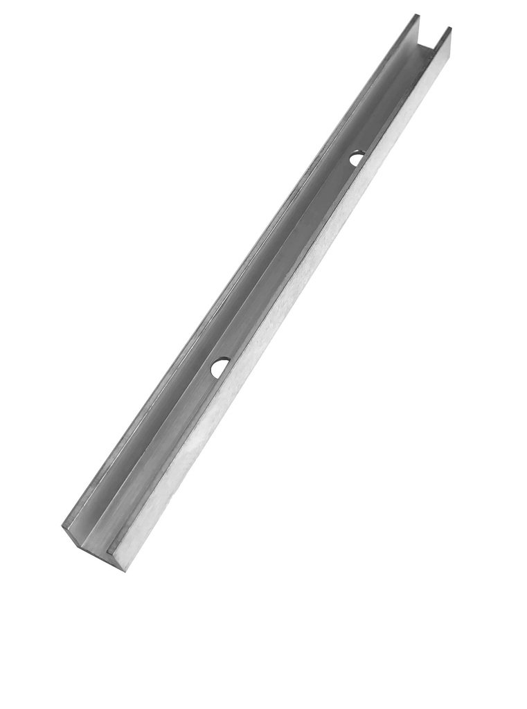 Aluminium U-profile bar for balun