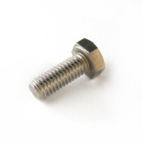 M6 x 16 stainless steel hexagon bolt