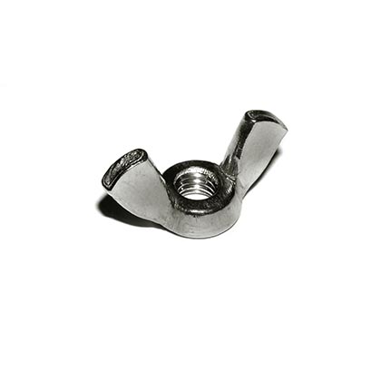 M6 wing nut (square, stainless steel)