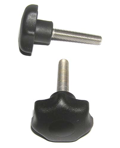 Stainless steel knob screw M10 (Set of 10)