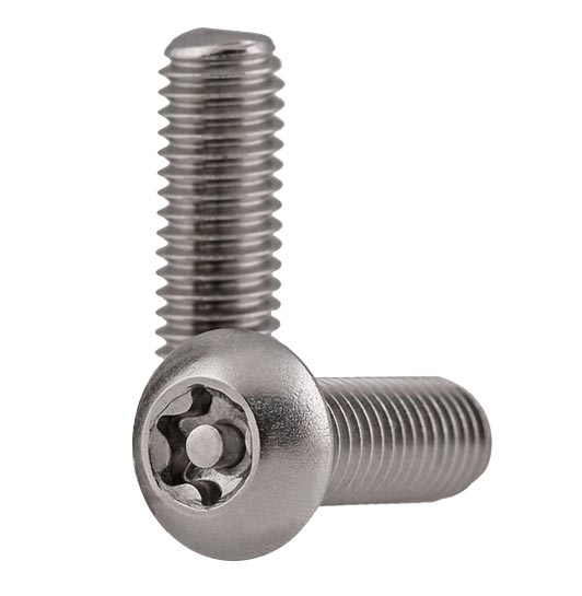 M10 x 50mm TX45 Sicherheitsschraube TORX PIN V2A