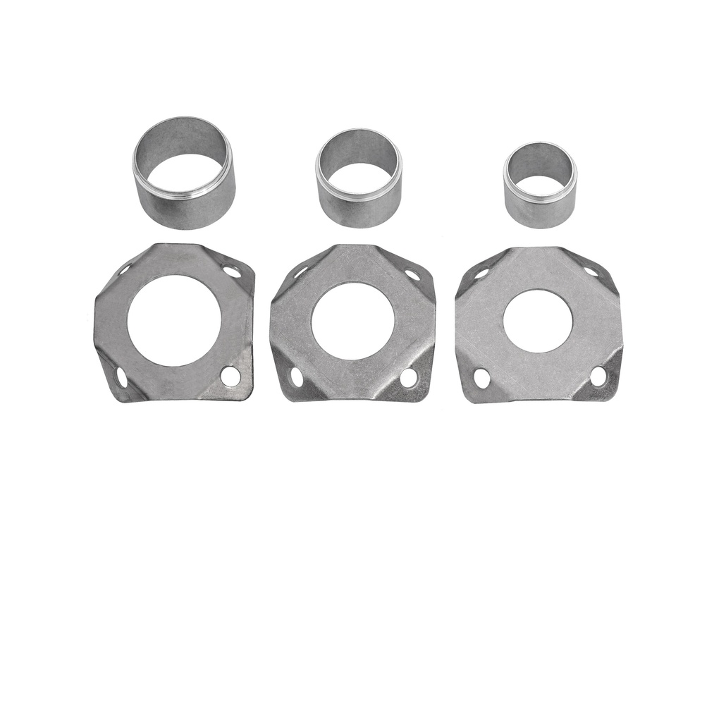 4 hole guy plate set for 14.5m HD alu-mast 