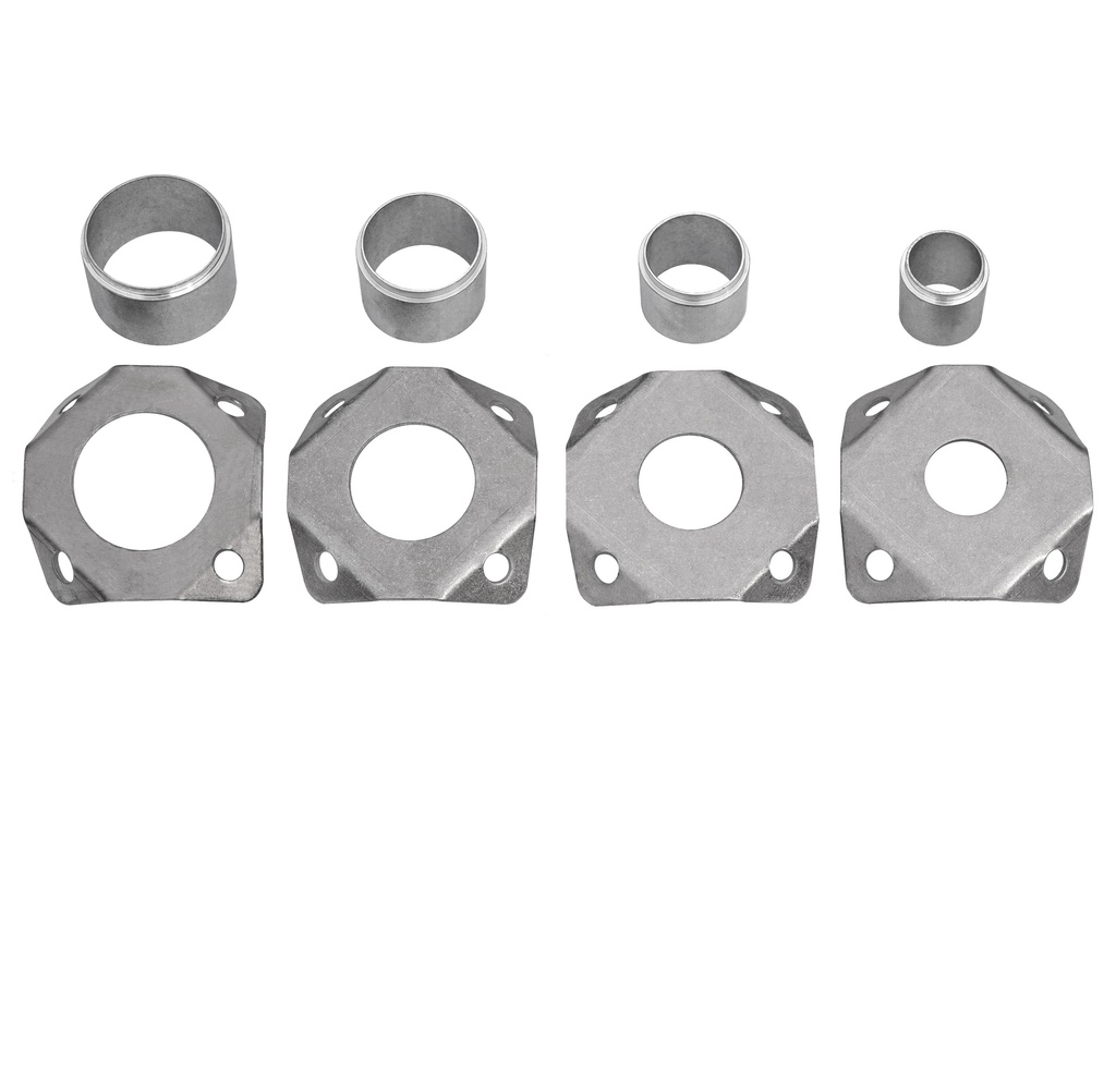 4 hole guy plate set for 18m alu-mast 