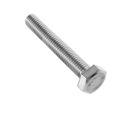 M6 x 45mm stainless steel hexagon bolt