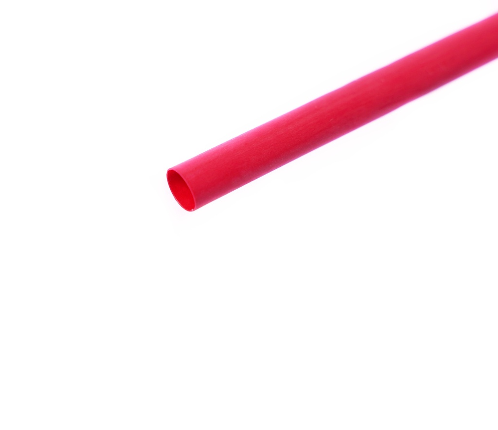 heat shrink tube 4,8mm 2:1 red (1,2m bar)