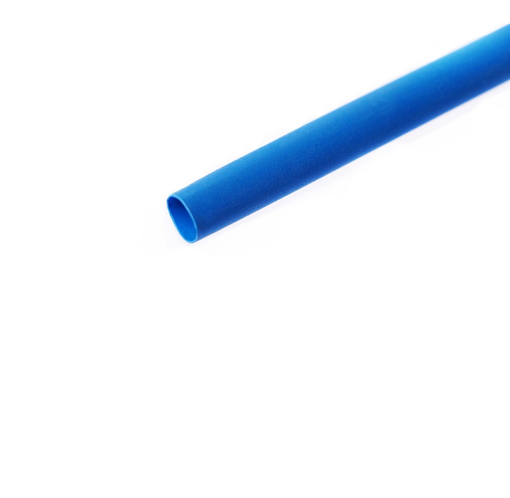 heat shrink tube 4,8mm 2:1 blue (1,2m bar)