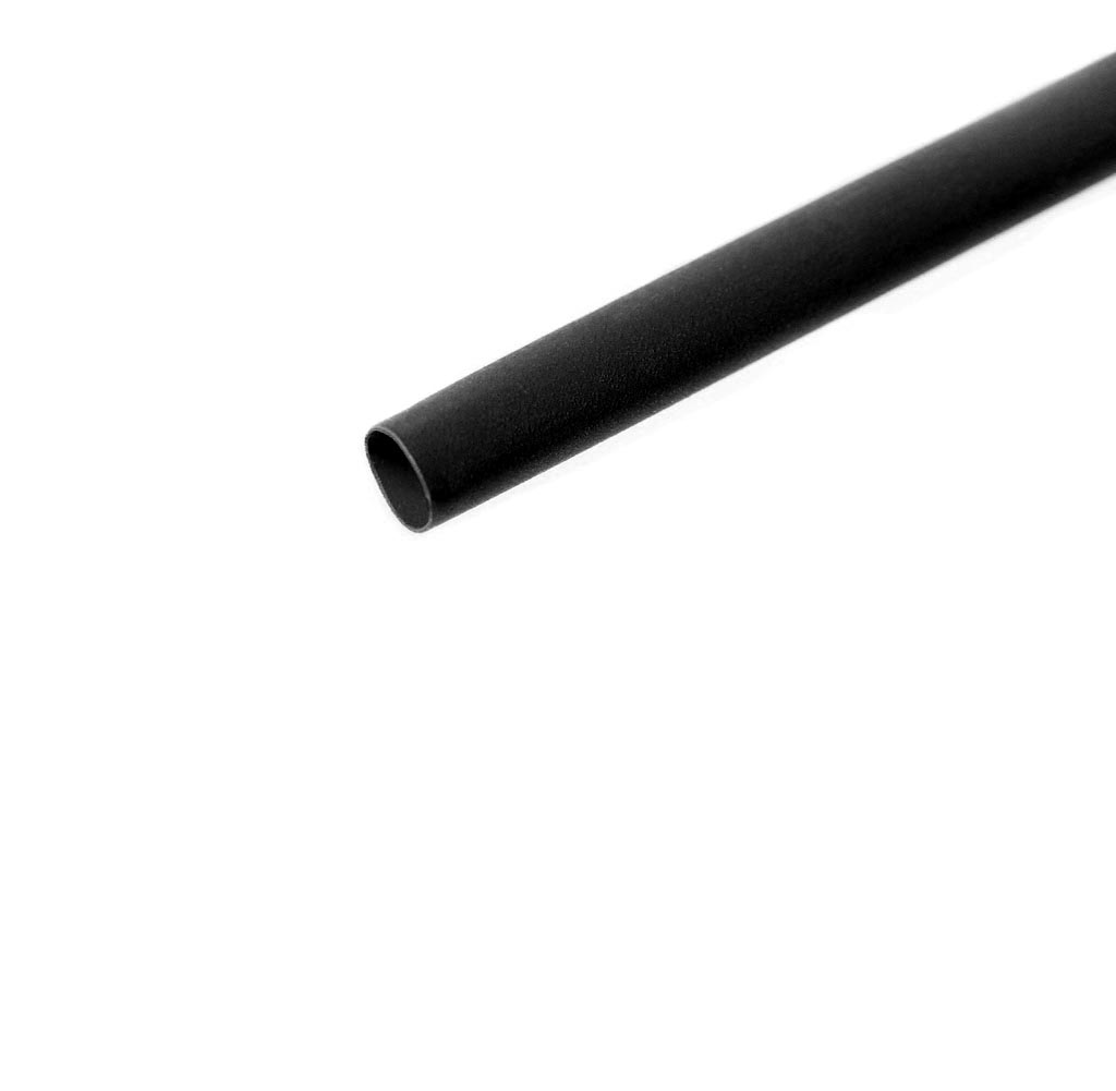 heat shrink tube 4,8mm 2:1 black (1,2m bar)
