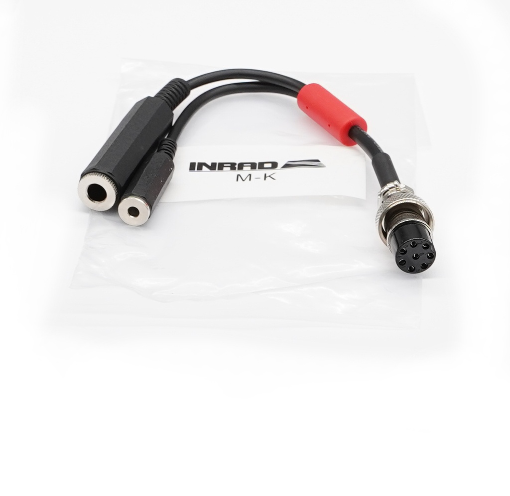 single remnant item INRAD M-K microphone adapter cable (Kenwood / Elecraft)