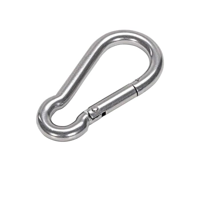Steel carabiner, galvanized (5x50mm)