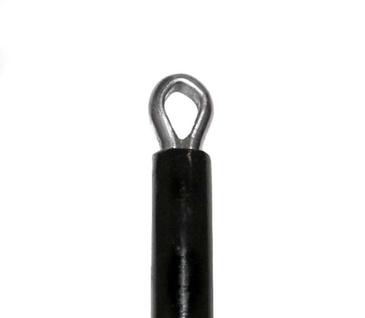 [PMF1212eyelet] Top segment (with glued-in V2A eyelet) of 12m HD and 14m HD fiberglass pole