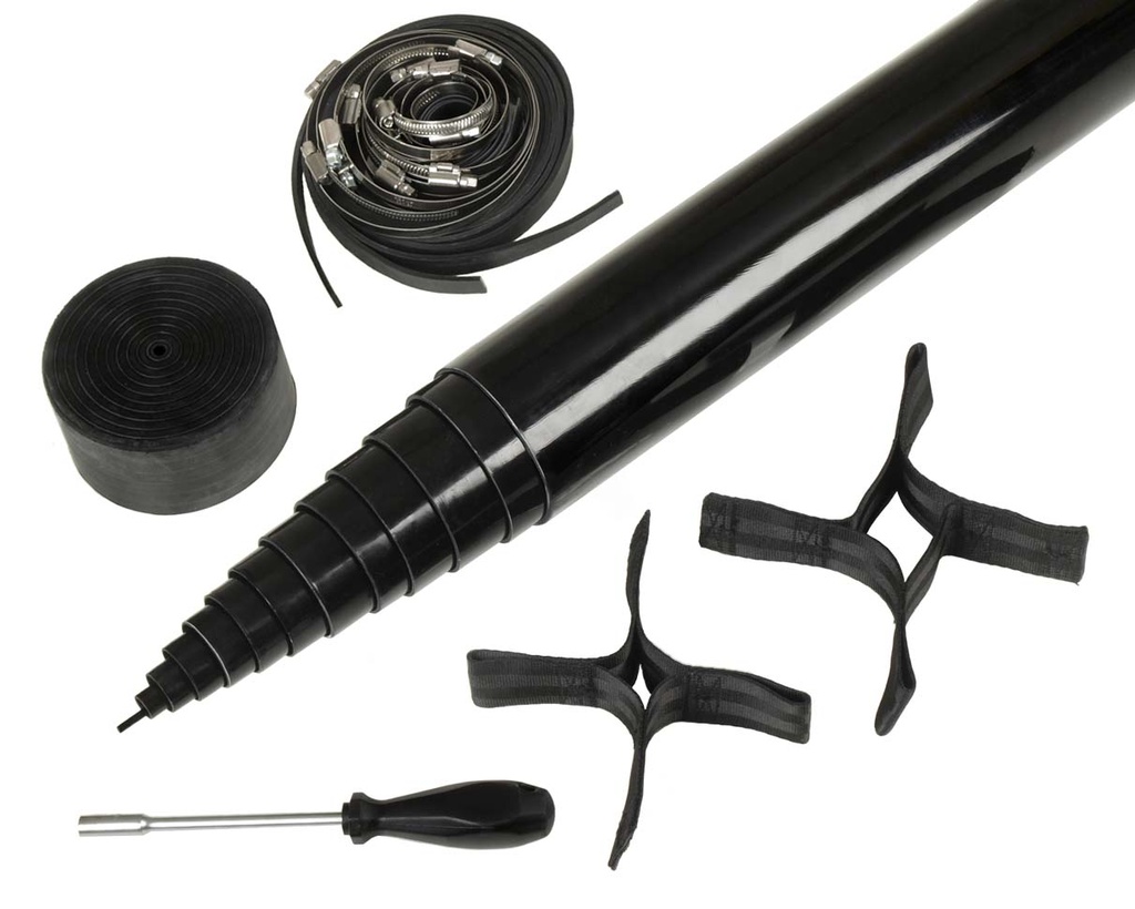 22m Fiberglass poleset