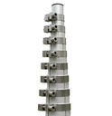 [MA09500] 10m Aluminium Teleskop Mast - Portable Version