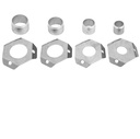 [AS304050603] 3 hole guy plate set for 18m aluminium alu-mast 