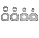 [AS304050604] 4 hole guy plate set for 18m alu-mast 