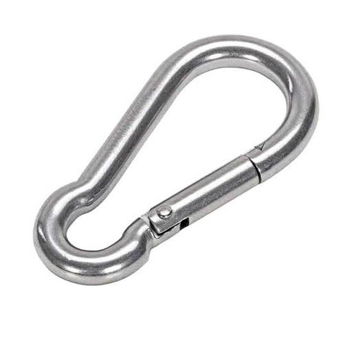 [ASA10] Steel carabiner, galvanized (6x60mm)