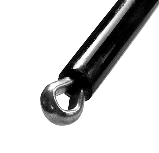 [PMM1017eyelet] Top segment (with glued-in V2A eyelet) of 7m and 10m fiberglass pole