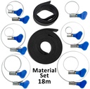 [PMF1850-K] Material kit for blue knob clamps for 18m fiberglass pole